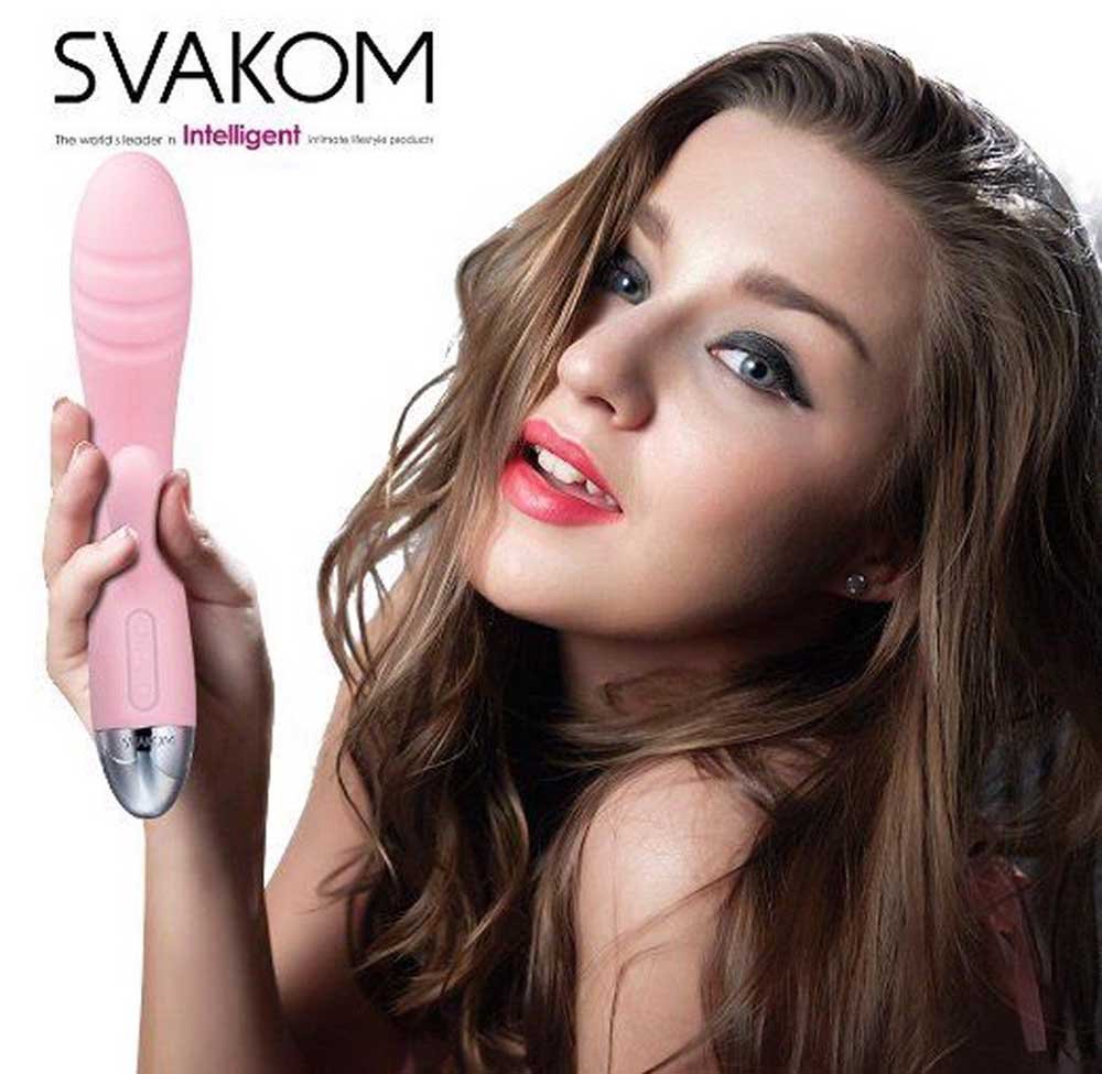 Shop sex toys chính hãng Svakom Barbara rung hai nhánh
